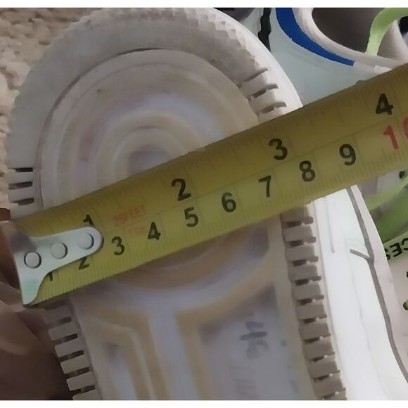 Nike x Off-White Air Force 1 Low Shadow Multicolor Sneakers Womens 9 CV8480-300 - Picture 5 of 16